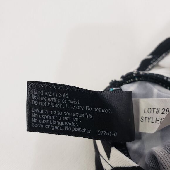 a.n.a. A New Approach Womens Tankini Sz 8 Padded Swim Tank Top Halter Front Tie - Picture 8 of 10